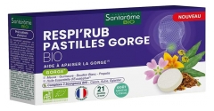 Santarome Respi'Rub Pastilles Gorge Bio 21 Unit&eacute;s