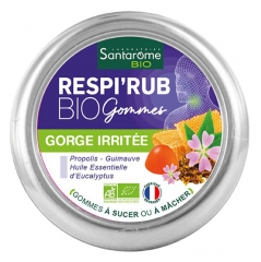 Santarome Respi'Rub Gommes pour la Gorge Irrit&eacute;e Bio 45 Gommes