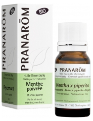 Pranar&ocirc;m Huile Essentielle Menthe Poivr&eacute;e Bio Mentha X Piperita Partie A&eacute;rienne Hect 10 ml