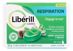 Lib&eacute;rill Gommes Respiration 50 Grammes