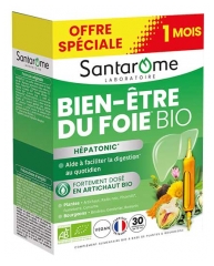 Santarome Bio Bien-&Ecirc;tre du Foie Bio 30 Ampoules 10 ml