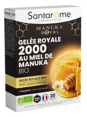 Santarome Bio Gel&eacute;e Royale 2000 Miel de Manuka Bio 20 Ampoules de 10 ml