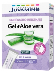 Juvamine Gel d'Aloe Vera Sant&eacute; Gastro-Intestinale 7 Sticks de Gel &agrave; Avaler