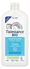 Natessance Shampoing Extra Doux K&eacute;ratine V&eacute;g&eacute;tale et Coco Bio 500 ml