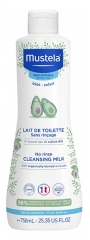 Mustela Lait de Toilette Sans Rin&ccedil;age Peau Normale 750 ml 