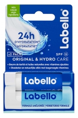 Labello Stick Original 4,8 g + Hydro Care Soin des L&egrave;vres SPF15 4,8 g