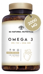 N2 Natural Nutrition Omega 3 EPA 700 + DHA 500 120 Capsules
