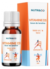 Nutri&Co Vitamine D3 Immunit&eacute; 15 ml