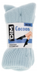 DIM Chaussettes Cocoon Couleur Marron Bois