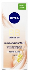 Nivea BB Cr&egrave;me 5en1 Hydratation 24H &agrave; l'Huile de Jojoba SPF15 50 ml