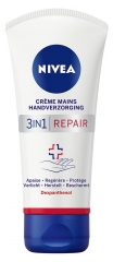 Nivea Repair Cr&egrave;me Mains 3en1 Apaise Reg&eacute;n&egrave;re et Prot&egrave;ge 75 ml