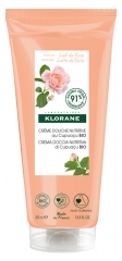 Klorane &mdash; Cr&egrave;me Douche au Beurre de Cupua&ccedil;u Bio - Lait de Rose &mdash; Peau S&egrave;che 200 ml