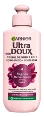 Garnier Ultra Doux Cr&egrave;me de Soin 2en1 Hydratation Souplesse 200 ml