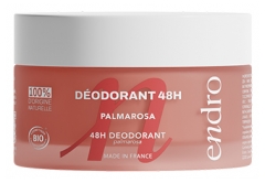 Endro D&eacute;odorant 48H Palmarosa aux Huiles Essentielles Bio 50 g