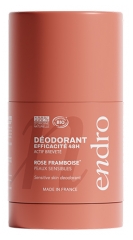 Endro D&eacute;odorant Stick 48H Rose Framboise Peaux Sensibles Bio 50 g