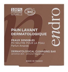Endro Pain Lavant Dermatologique Peaux Sensibles pH Neutre Bio 80 ml