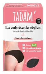 Tadam' Culotte Menstruelle Lavable & R&eacute;utilisable Flux Abondant