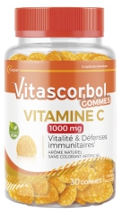 Vitascorbol Gommes Vitamine C 1000 mg - Bo&icirc;te de 30 Unit&eacute;s