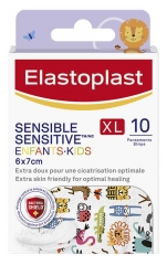 Elastoplast Sensible Enfants Kids 10 Pansements XL