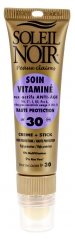 Soleil Noir Combi Soin Vitamin&eacute; Cr&egrave;me SPF30 20 ml & Stick SPF30 2 g