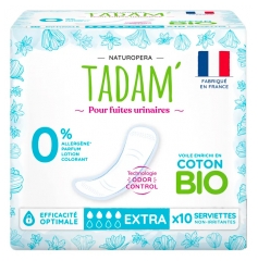 Tadam' Serviettes pour Fuites Urinaires Extra 10 Unit&eacute;s