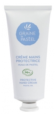 Graine de pastel Cr&egrave;me Mains Protectrice Huile de Pastel Bio 60 ml