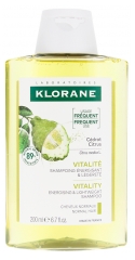 Klorane L&eacute;g&egrave;ret&eacute; - Cheveux Normaux &agrave; Gras Shampoing Usage Fr&eacute;quent au C&eacute;drat 200 ml