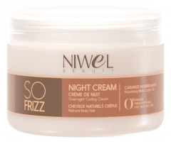 Niwel Beauty So Frizz Cr&egrave;me de Nuit pour les Cheveux Naturels Cr&eacute;pus 250 ml
