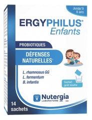 Nutergia Ergyphilus Enfants Probiotiques D&eacute;fenses Naturelles14 Sachets