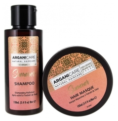 Arganicare Summer Shampoing Extrait de Tiar&eacute; Apr&egrave;s-Soleil 100 ml + Masque 100 ml