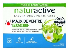 Naturactive Maux de Ventre Flash 10 G&eacute;lules d'Origine V&eacute;g&eacute;tale