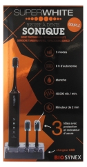 Superwhite Sonique Brosse a Dents Black