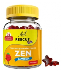 Rescue Bach Kids Gummies Go&ucirc;t Fraise 30 Gummies