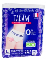 Tadam' Culottes pour Fuites Urinaires Plus Nuit 12 Unit&eacute;s