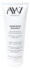 AYV Cosmetics Baume Riche Beurre de Karit&eacute; et Huile d'Amande Douce 250 ml