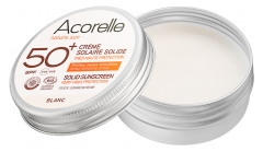 Acorelle Cr&egrave;me Solaire Solide Zones Sensibles SPF50+ Bio 20 g