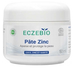 Oemine Eczebio P&acirc;te Zinc Coco et Karit&eacute; Bio 50 ml