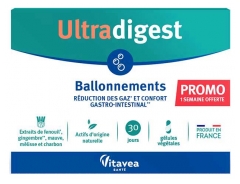 Vitavea Ultradigest Ballonnements 90 G&eacute;lules V&eacute;g&eacute;tales Offre Sp&eacute;cial