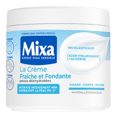 Mixa La Cr&egrave;me Fra&icirc;che et Fondante Peaux D&eacute;shydrat&eacute;es 400 ml