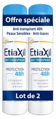 Etiaxil D&eacute;odorant Anti-Transpirant Protection 48 H A&eacute;rosol Lot 2 x 150 ML
