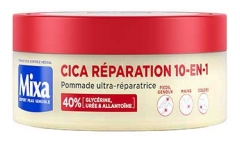 Mixa Cica R&eacute;paration 10en1 Pommade Ultra-R&eacute;paratrice Pieds Genoux Mains Coudes 150 ml