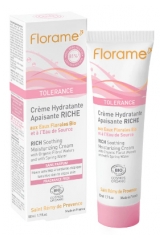Florame Tol&eacute;rance Cr&egrave;me Apaisante Hydratante Apaisante Riche Bio 50 ml