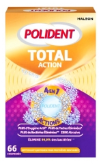 Polident Corega Power Max Nettoyant Total Action 4en1 66 Comprim&eacute;s