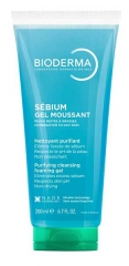 Bioderma S&eacute;bium Gel Moussant Nettoyant Purifiant Peaux Mixtes &agrave; Grasses 200 ml