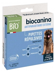 Biocanina Pipettes R&eacute;pulsives Chiens de Plus de 30 kg 3 Unit&eacute;s