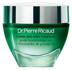 Dr Pierre Ricaud Cr&egrave;me Anti-Rides Comblante Acide Hyaluronique Pur + Flavono&iuml;des de Galanga Bio 40 ml