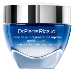 Dr Pierre Ricaud Cr&egrave;me de Nuit R&eacute;g&eacute;n&eacute;ration Supr&ecirc;me Probiotiques + Micro-Arn de Lavande Bio 40 ml