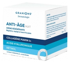 Granions Anti-&Acirc;ge Nuit Cr&egrave;me R&eacute;g&eacute;n&eacute;rante Nourrissante 50 ml