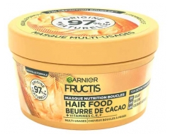 Garnier Fructis Hair Food Beurre de Cacao Masque Nutrition Boucles Cheveux Boucl&eacute;s &agrave; Fris&eacute;s 320 ml