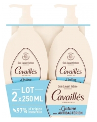 Rog&eacute; Cavaill&egrave;s Soin Lavant Toilette Intime Antibact&eacute;rien 2 x 250 ml